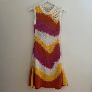 MARNI cotton knit sleeveless dress